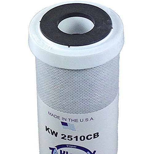 Two KleenWater (USA) Carbon Filters Compatible With GE FXSVC and GXSV10C, GXSL03C and GNSL05CBL SmartWater Dual Stage Water Filtration Systems, Includes 2 o-rings