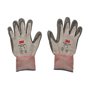 3m electrical markets division unisex adult 3m comfort grip glove cgl gu general use size l foamed nitrile palm provides excellent grip even, grey, large pack of 2 us