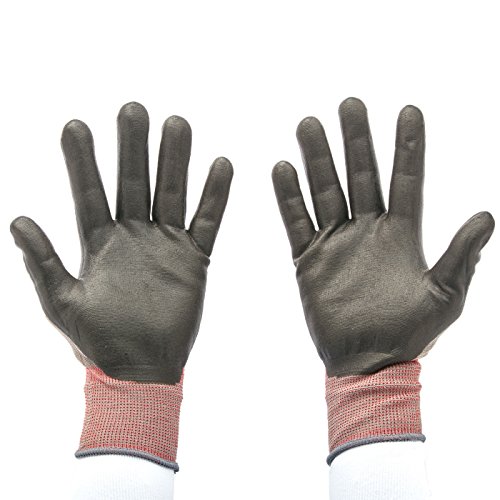 3M Electrical Markets Division unisex adult 3M COMFORT GRIP GLOVE CGL GU GENERAL USE SIZE L FOAMED NITRILE PALM PROVIDES EXCELLENT GRIP EVEN, Grey, Large Pack of 2 US