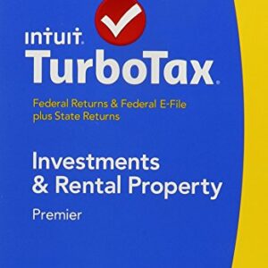 TurboTax 2014 Premier Investments and Real Estate Federal/State 2014 PC/MAC CD/DVD/Old Version