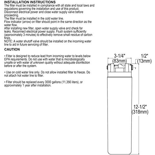 Halsey Taylor HWF3000 WaterSentry Plus Filter Kit (Bottle Fillers)