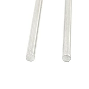 uxcell RC Airplane 350mm x 2mm Stainless Steel Round Rod Bar 5 Pieces