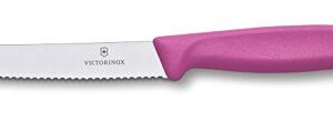 Victorinox VIC-6.7836.4US1 Swiss Classic Sets 4-Piece Utility Set (4½" Round Serrated) 1 of Each Color