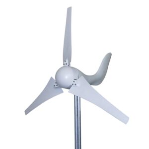 automaxx windmill 400w 12v land and marine wind turbine generator kit. inbuilt mppt charge controller + automatic and manual braking system with amps meter. diy installation.