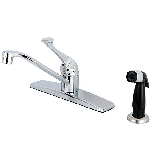 Kingston Brass FB0572 Columbia 8" Centerset Kitchen Faucet, 8-Inch in Spout Reach, Polished Chrome