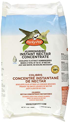 Perky-Pet 244CLSF 2-Pound Bag of Instant Clear Concentrate Hummingbird Nectar, Package may vary