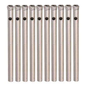 bqlzr 3.48mm diamond coated hole drill core drill bits glass tile marble granite pack of 10
