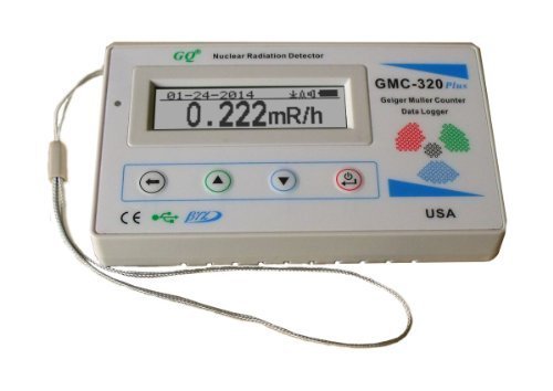 New GQ GMC-320 Plus Geiger Counter Nuclear Radiation Detector Data Recorder Beta Gamma x-Ray Test Equipment