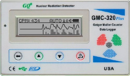 New GQ GMC-320 Plus Geiger Counter Nuclear Radiation Detector Data Recorder Beta Gamma x-Ray Test Equipment