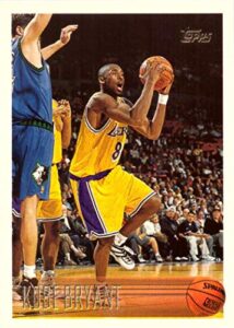 1996-97 topps basketball #138 kobe bryant rookie card