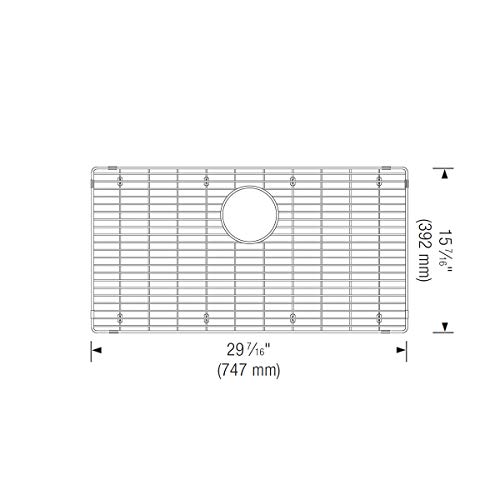 Blanco 231599 Quatrus Stainless Steel Sink Grid