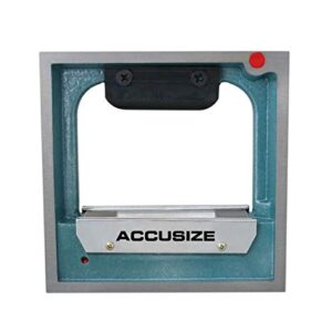 Accusize Tools - 6 x 6'' Precision Master Frame Spirit Levels x 0.0002''/10'', S908-C692