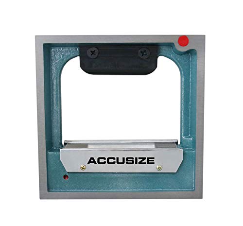 Accusize Tools - 6 x 6'' Precision Master Frame Spirit Levels x 0.0002''/10'', S908-C692