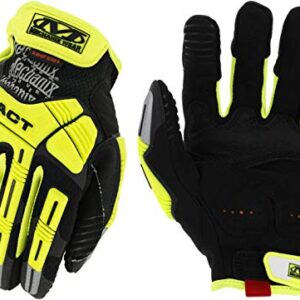 Mechanix WEARSMP-C91-010 Cut Resistant Gloves, Hi-Vis Yllw, L, PR,Fluorescent Yellow & Orange,Large