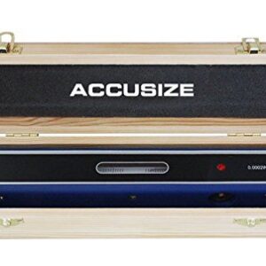 Accusize Industrial Tools 12'' Master Precision Level in Fitted Box, Accuracy 0.0002''/10'', S908-C687