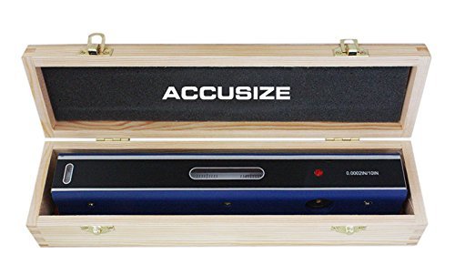 Accusize Industrial Tools 12'' Master Precision Level in Fitted Box, Accuracy 0.0002''/10'', S908-C687