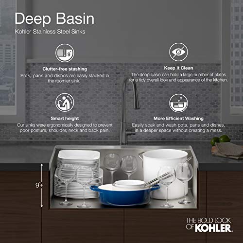 Kohler K-5284-NA, Large/Medium (No Tall Apron)