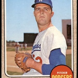 1968 Topps # 145 Don Drysdale Los Angeles Dodgers (Baseball Card) GOOD Dodgers