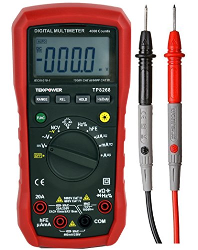 Tekpower TP8268 AC DC Auto/Manual Range Digital Multimeter with NCV Feature, Mastech MS8268 Upgraded