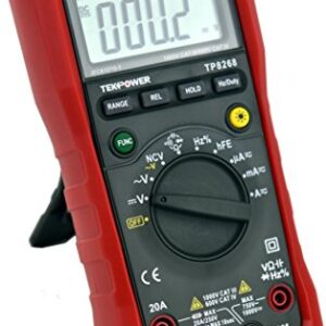 Tekpower TP8268 AC DC Auto/Manual Range Digital Multimeter with NCV Feature, Mastech MS8268 Upgraded