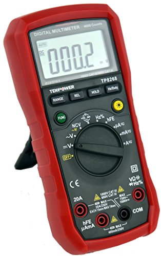 Tekpower TP8268 AC DC Auto/Manual Range Digital Multimeter with NCV Feature, Mastech MS8268 Upgraded