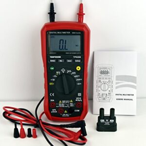 Tekpower TP8268 AC DC Auto/Manual Range Digital Multimeter with NCV Feature, Mastech MS8268 Upgraded