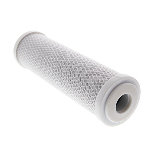 Tier1 10 Micron 10 Inch x 2.5 Inch | Whole House Carbon Block Water Filter Replacement Cartridge | Compatible with Pentek EPM-10, 155634-43, EP-10, CB-25-1010, Home Water Filter