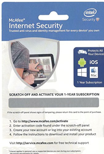 McAfee Internet Security Activation Key