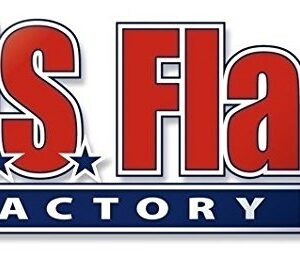 US Flag Factory - 3x5 FT American Flag (Pole Sleeve) (Embroidered Stars, Sewn Stripes) Outdoor SolarMax Nylon Flag - 100% Made in America (3x5 FT)