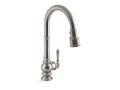 KOHLER 99259-VS Artifacts Kitchen Faucet, 17.63 x 4.31 x 8.50 inches, Vibrant Stainless