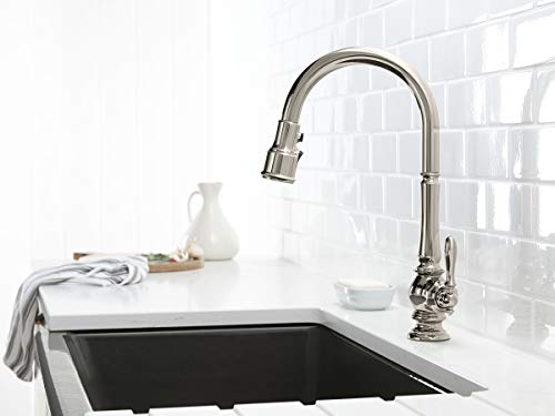 KOHLER 99259-VS Artifacts Kitchen Faucet, 17.63 x 4.31 x 8.50 inches, Vibrant Stainless