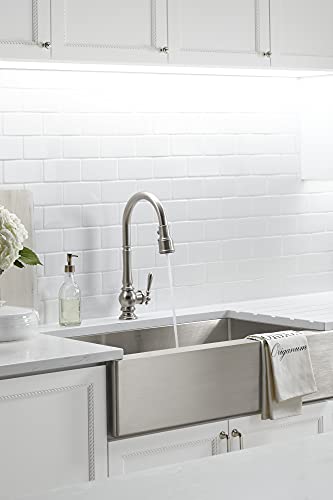 KOHLER 99259-VS Artifacts Kitchen Faucet, 17.63 x 4.31 x 8.50 inches, Vibrant Stainless