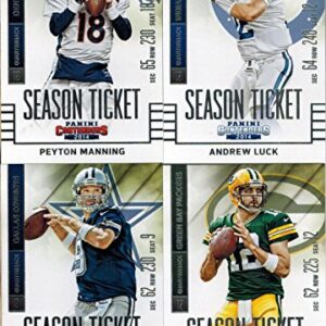 2014 Panini Contenders NFL Football Complete Mint Basic 100 Card Set with Tom Brady Peyton Manning Plus M (Mint)