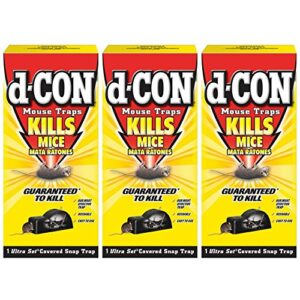 d-con ultra set covered snap trap 1 ct. (pack of 3)
