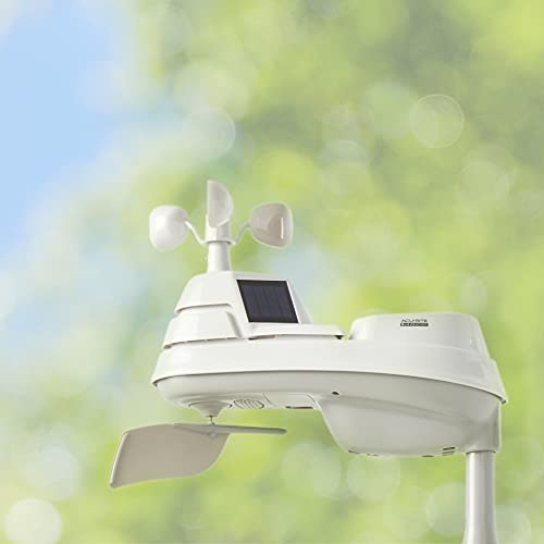 AcuRite Iris 06014 PRO+ (5-in-1) Weather Sensor with Rain Gauge, Wind Speed, Wind Direction, Temperature and Humidity