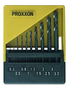 proxxon hss twist drill set, 10 pcs.