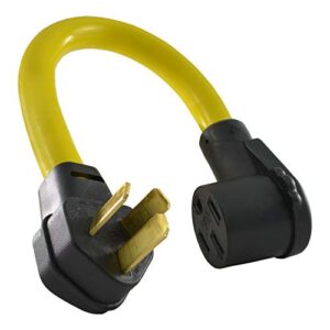 conntek ev1050t nema 10-50p to nema 14-50r (tesla style) adapter cord compatible with tesla vehicles,black