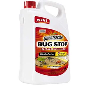 spectracide bug stop home barrier spray, kills ants, roaches and spiders on contact, indoor and outdoor insect control, 1.33 gallon