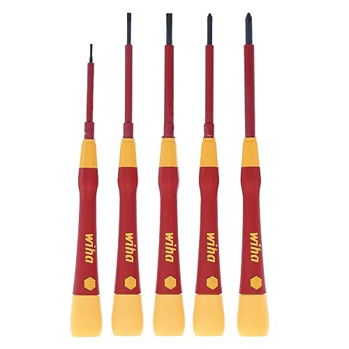 Wiha 32085 5 Piece Insulated PicoFinish Precision Screwdriver Set