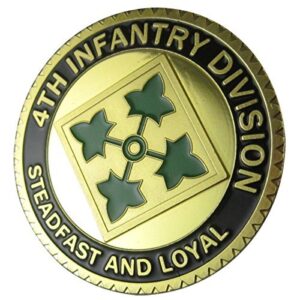 lovesports2013 U.S. Army 4th Infantry Division Steadfast and Loyal GP Coin 1073#