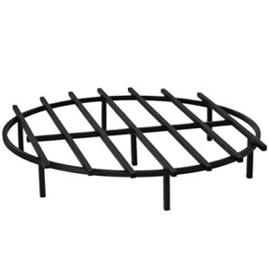 steelfreak classic round fire pit grate, 30 inch diameter - made in the usa