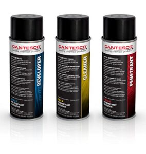 cantesco k803w white dye penetrant kit, water washable 16 fl oz (pack of 8)