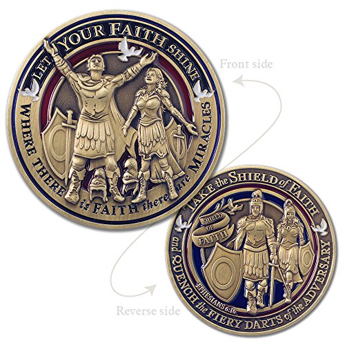 Faith (Armor of God) Challenge Coin · Faith in God Challenge Coin