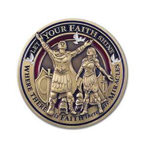 Faith (Armor of God) Challenge Coin · Faith in God Challenge Coin