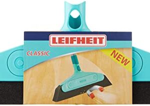 Leifheit Classic Foam Broom for Click System Handles, width 34 cm, Useful for Allergy Suffers as Dust is not Whirled Up, No Dust Cloud