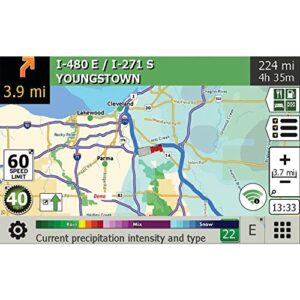 Rand McNally Android Tablet 80 with Built-in Dash Cam, Lifetime Maps, Live Traffic, Wi-Fi, and Connected Services, Black