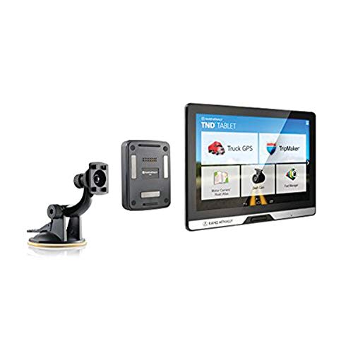 Rand McNally Android Tablet 80 with Built-in Dash Cam, Lifetime Maps, Live Traffic, Wi-Fi, and Connected Services, Black