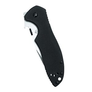 Kershaw Large CQC 4KXL Pocketknife from Kershaw-Emerson (6055) Delivers Durability and Classic Strength with Instant Open, Frame Lock, Reversible Pocket Clip and Precision Technology; 6.1 oz