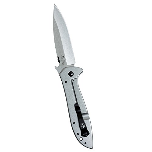 Kershaw Large CQC 4KXL Pocketknife from Kershaw-Emerson (6055) Delivers Durability and Classic Strength with Instant Open, Frame Lock, Reversible Pocket Clip and Precision Technology; 6.1 oz