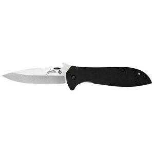 Kershaw Large CQC 4KXL Pocketknife from Kershaw-Emerson (6055) Delivers Durability and Classic Strength with Instant Open, Frame Lock, Reversible Pocket Clip and Precision Technology; 6.1 oz